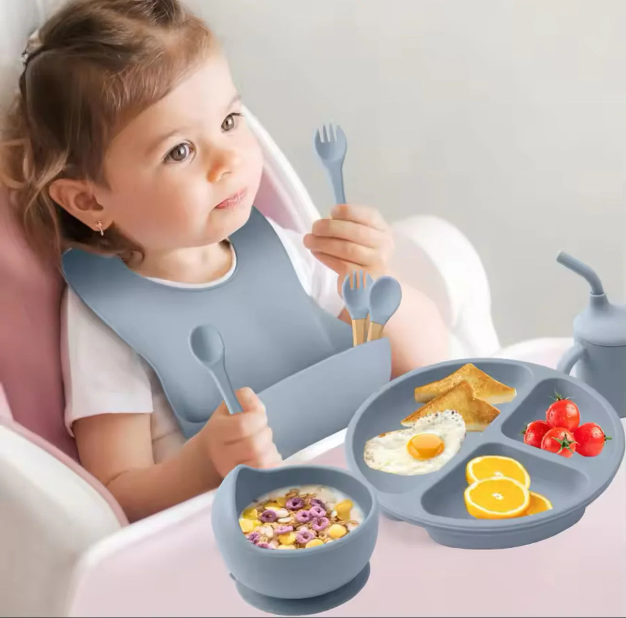 Silicone Baby Cutlery Set