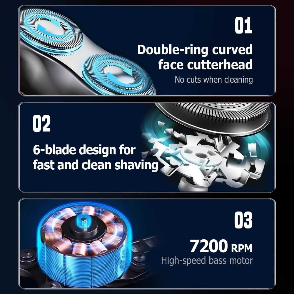New Model Mini Dual-Head Electric Shaver