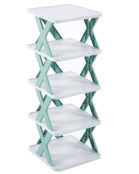 X-Shaped Shoe Rack